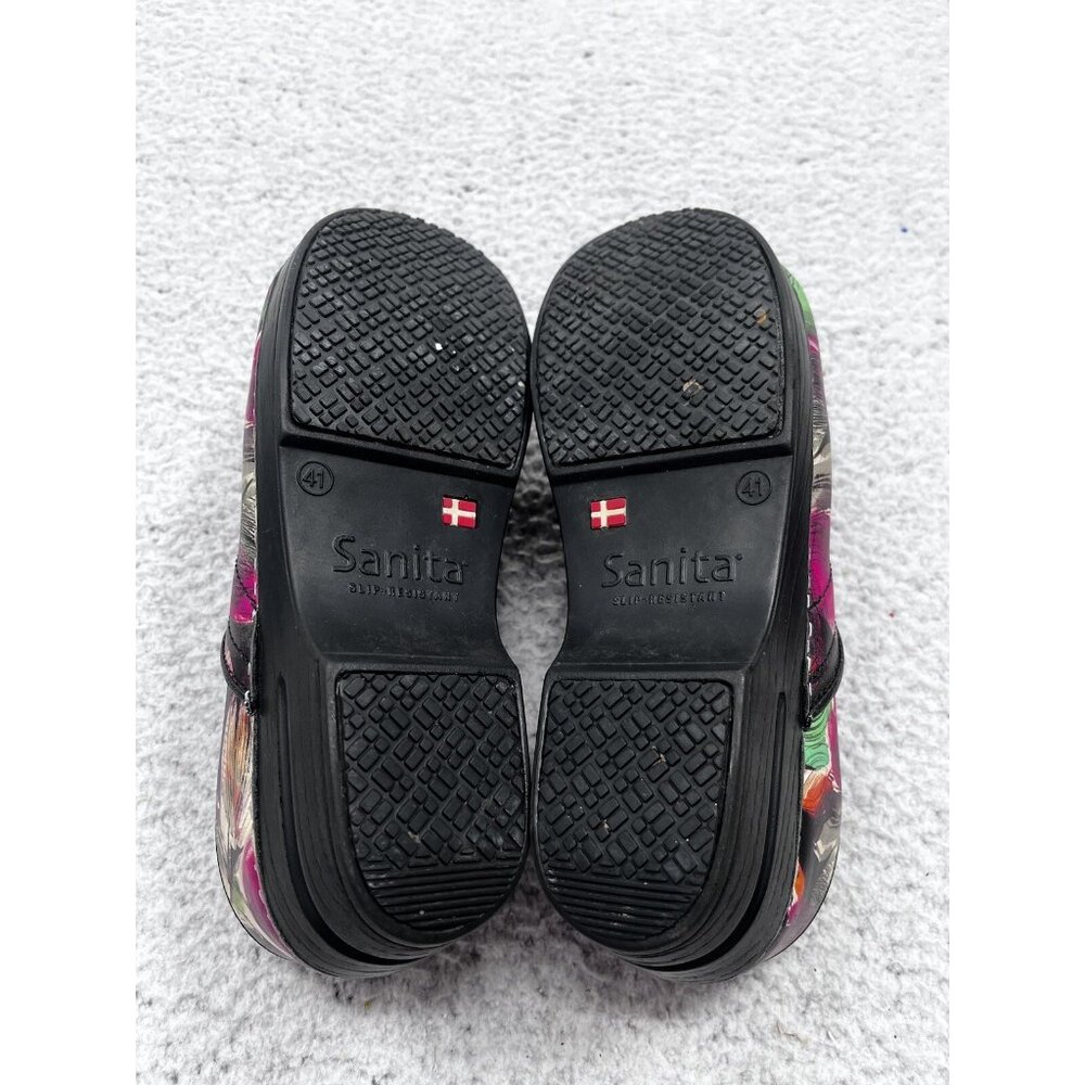 Women's Sanita Smart Step Professional Sharon Clog Floral Multicolor Size 41 - Picture 11 of 14